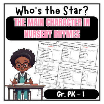 Preview of Who's the Star? Spot the Main Character in Nursery Rhymes For Pre-k To 1st Grade