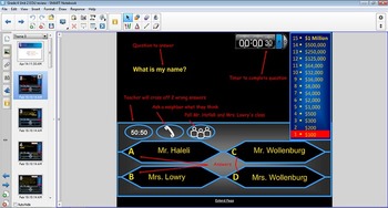 Preview of Who wants to be a Millionaire Responder quiz McGraw Hill Grade 4 Treasure