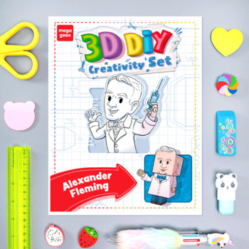 Preview of Who was Alexander Fleming: 3D DIY creativity kit