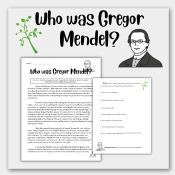 Preview of Who was Gregor Mendel?