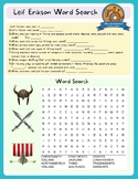 Who was Leif Erikson? by Nico Medina: Comprehension Word Search
