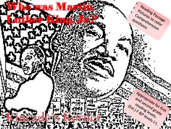 Preview of Who was Reverend Dr. Martin Luther King, Jr.?