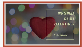 Preview of Who was Saint Valentine - PowerPoint Lesson with ACTIVITIES