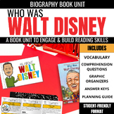 Who was Walt Disney? A Who Was Biography Series Book Unit