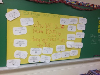 Preview of Who will I make PROUD? Test Prep Activity