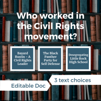 Preview of Who worked in the Civil Rights movement?