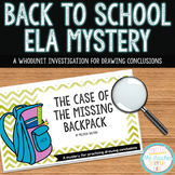 Whodunit Mystery: Back to School Investigation (Drawing Co