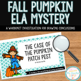 Whodunit Mystery: Fall Pumpkin Patch Investigation (Drawin