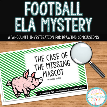 Preview of Whodunit Mystery: Football/School Investigation (Drawing Conclusions)