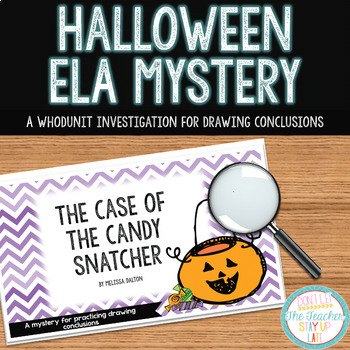 Preview of Whodunit Mystery: Halloween Investigation (Drawing Conclusions)