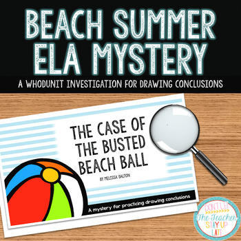 Preview of Whodunit Mystery: Summer/Beach Investigation (Drawing Conclusions)