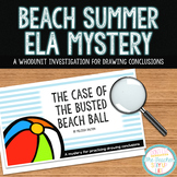 Whodunit Mystery: Summer/Beach Investigation (Drawing Conc