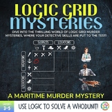 Whodunnit Logic Grid Maritime Murder Mystery, Upper Elemen