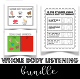 Whole Body Listening Chart and Questions Bundle