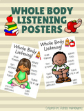 Whole Body Listening Posters
