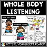Whole Body Listening; Posters, Worksheets, Reader
