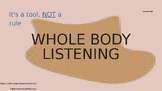 Whole Body Listening Presentation - It's a tool, not a rul