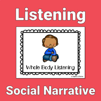 Preview of Whole Body Listening Social Story