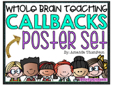 Whole Brain Teaching Callback Poster Set