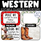 Western Editable Class Rules