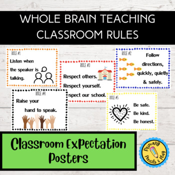 Whole Brain Teaching - Classroom Rules by Primary Pencils and Play