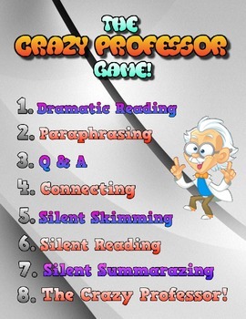 Preview of Whole Brain Teaching Crazy Professor Game Steps