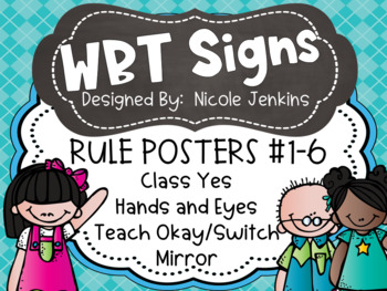 Preview of Whole Brain Teaching Rules and Signs Cute Kids