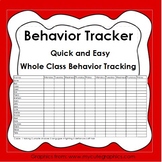 Whole Class Behavior Tracker - Behavior Tracking for Teachers
