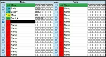 Preview of Whole-Class Discussion Tracker with automatic grading!