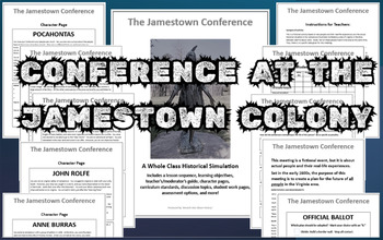 Preview of Whole Class Historical Simulation: The Jamestown Conference