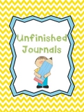 Fast Finishers-Whole Class Journals