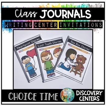 Preview of Kindergarten Writing Center Activities, Whole Class Journals, Class Books