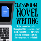Whole Class, Semester/Year-Long Novel Writing! Made with Google!