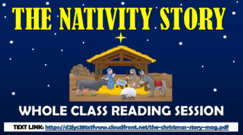 Preview of Whole Class Reading - The Nativity Story!