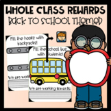 Whole Class Reward Chart: Back to School Themed