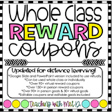 Whole Class Reward Coupons