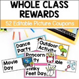 Whole Class Reward Coupons - EDITABLE | Class Reward System