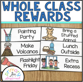 Whole Class Reward Idea Cards ~ Editable