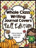Whole Class Writing Journal Covers { Fall Edition }