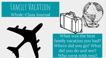 Preview of Whole-Class Writing Journals (Digital)