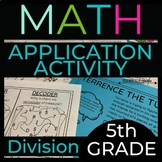 Whole Number Division 5th Grade Math Printable Treasure Hu