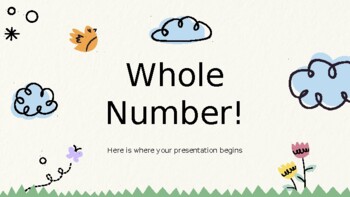 Preview of Whole Number Lessons Year 1 and 2 - 12 lessons