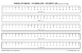 Whole Number Line - Ruler Template - FREE