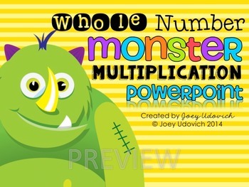 Preview of Multiplication PowerPoint