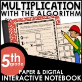 Whole Number Multiplication Algorithm Interactive Notebook