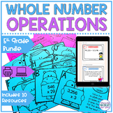 Whole Number Operations Bundle