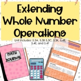Whole Number Operations Writing Prompts