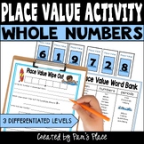 Whole Number Place Value Activity | Representing Numbers i