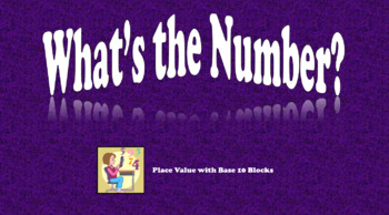 Preview of Whole Numbers - Place Value Identification with Base-10 Models PowerPoint