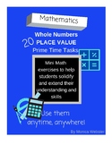 Whole Numbers Place Value Quick Skill and Foundation-Build